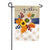 Fall Floral Gather Burlap Double Sided Garden Flag