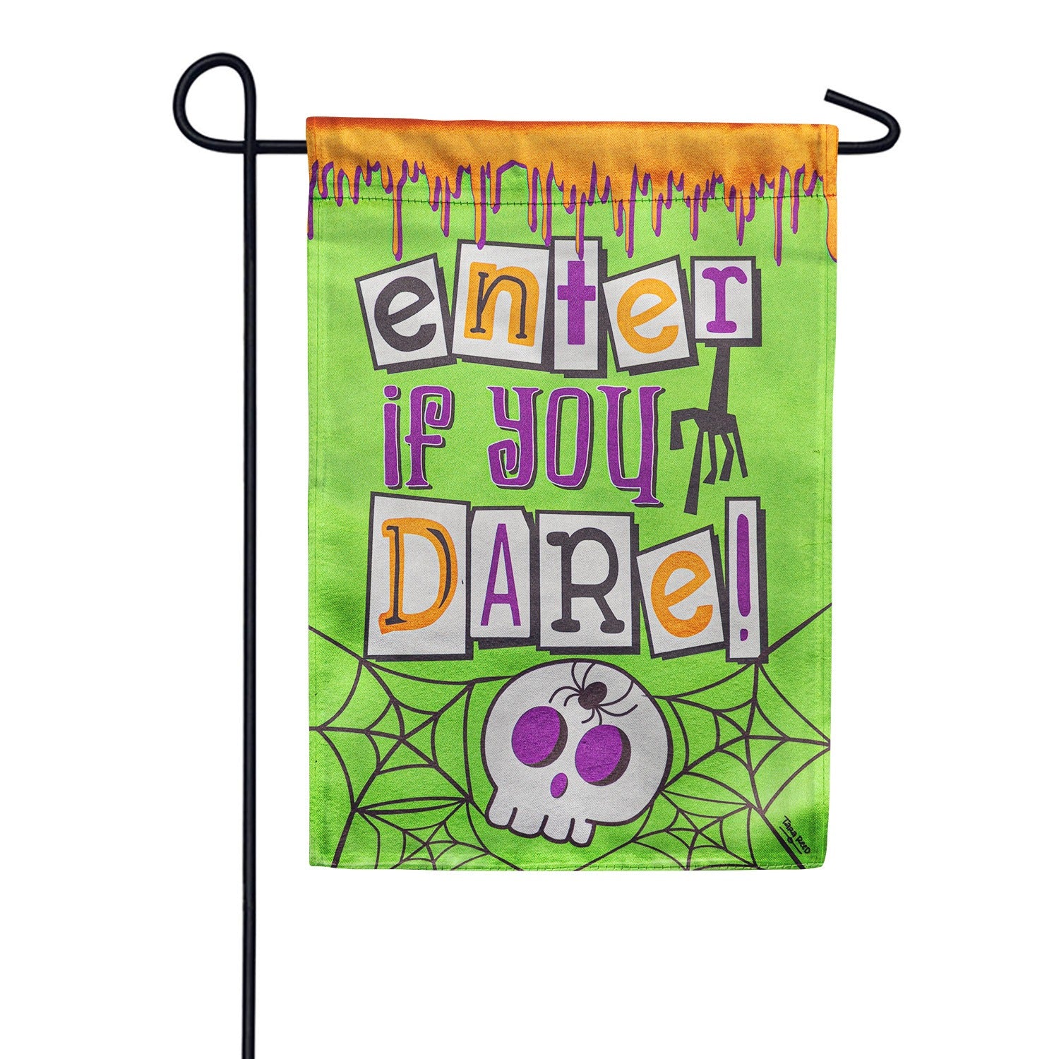 Evergreen Enter if You Dare Garden Flag