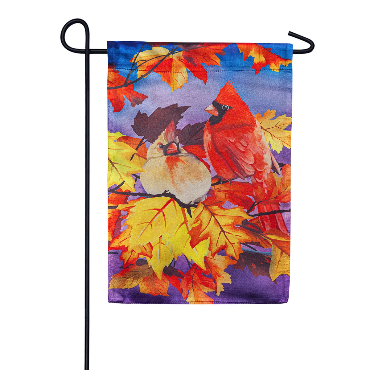 Evergreen Cardinal Friends Garden Flag