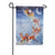 Santa Sleigh Lustre Garden Flag