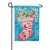 Christmas Stocking Moire Garden Flag