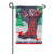 Holiday Plaid Boot Garden Flag