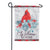 Winter Welcome Cardinal Garden Flag