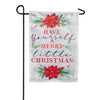 Evergreen Have Yourself a Merry Little Christmas Moire Garden Flag