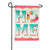 Welcome Home Double Sided Suede Garden Flag