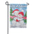 Snowman Family Suede Double Sided Garden Flag