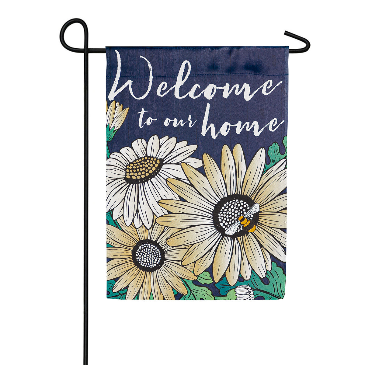 Evergreen Home Daisies Garden Flag