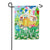 Happy Camping Suede Double Sided Garden Flag