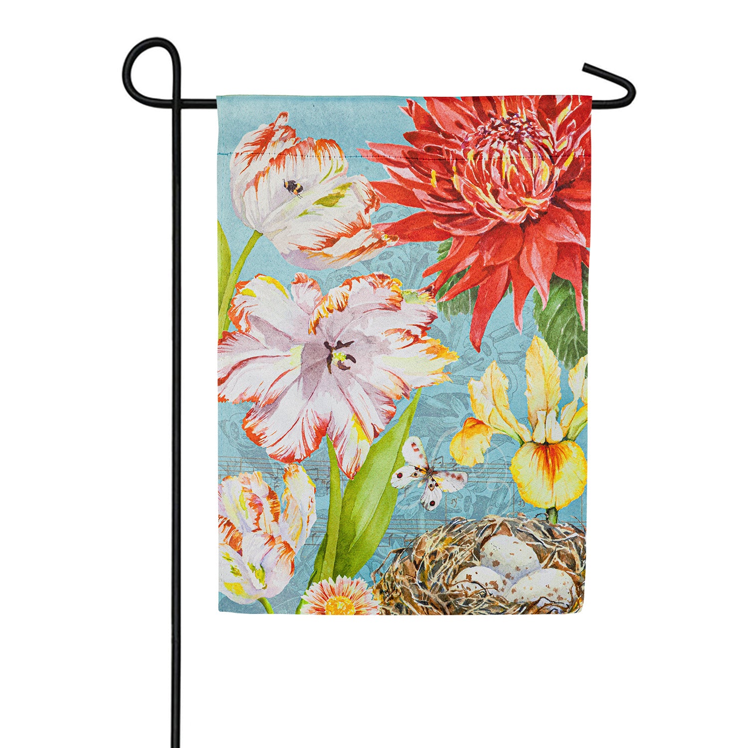 Fleur Nest Double Sided Garden Flag