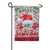 Santa Paws Plaid Garden Flag