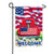 Patriotic Pup Truck Welcome Garden Flag