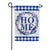 Home Wreath Strie Garden Flag