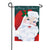 Vintage Santa Applique Garden Flag