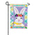 Bunny Patterned Border Appliqued Garden Flag