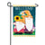 Flower Pot Gnomes Applique Garden Flag