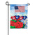 Patriotic Home in Hearts Applique Garden Flag