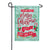 Merry Christmas and A Happy New Year Applique Garden Flag