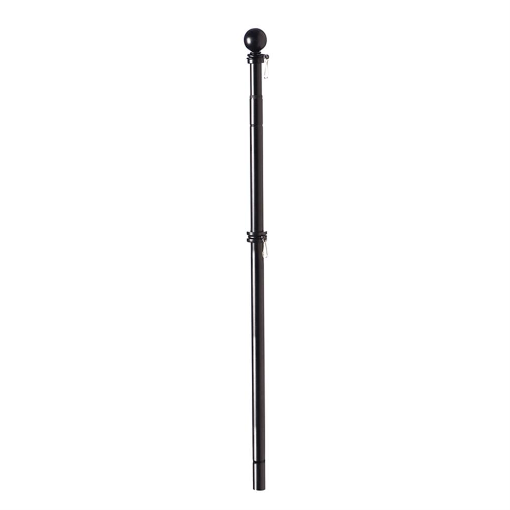 Extendable House Flag Pole - Black
