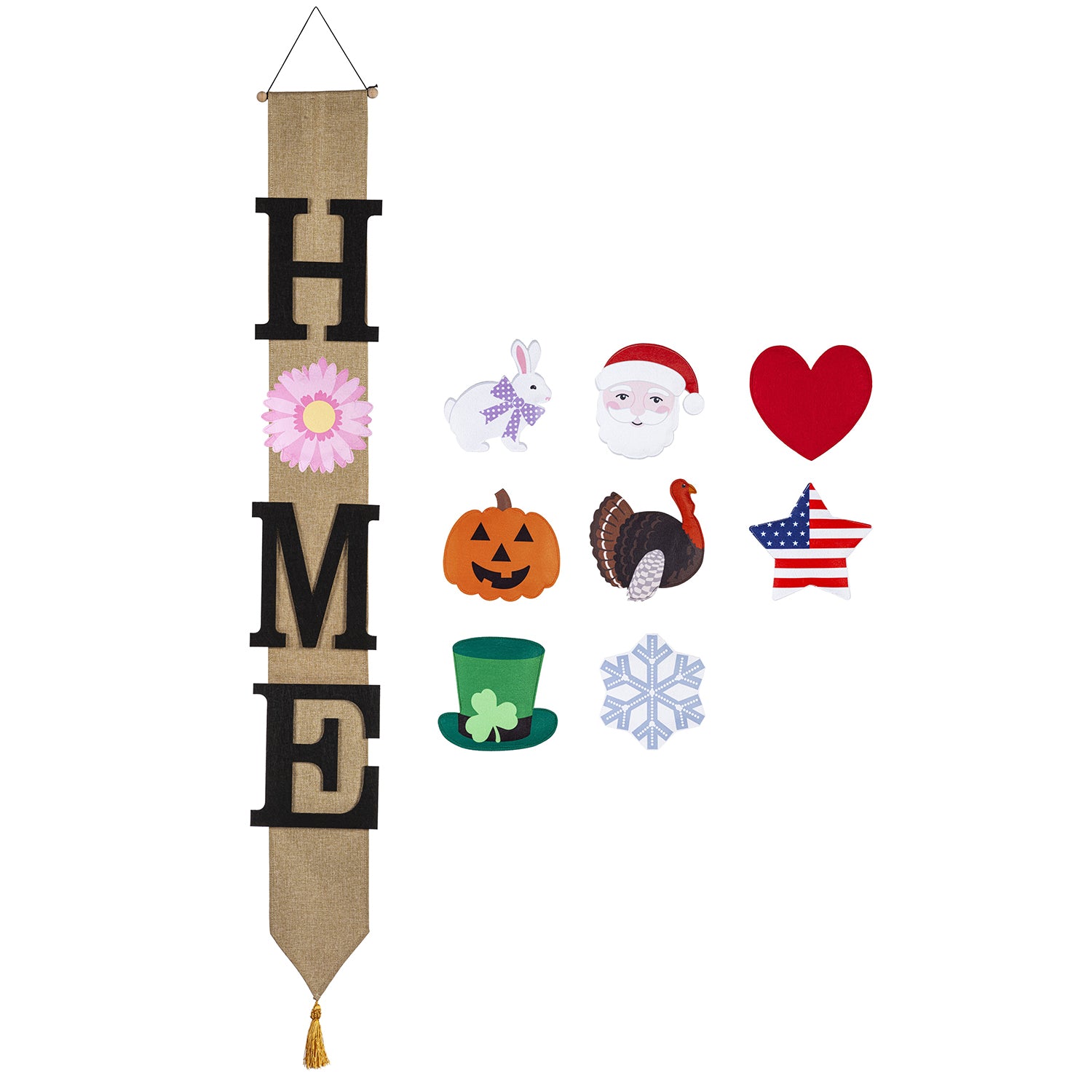 Evergreen Home Interchangeable Icon Door Decor