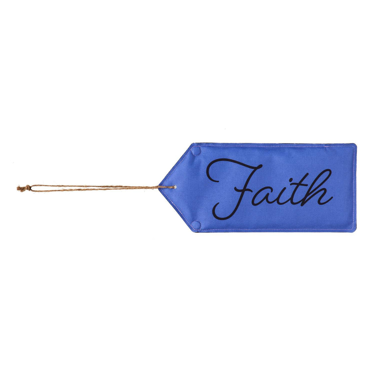 Evergreen Perfectly Paired Door Tag - Faith