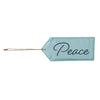 Evergreen Perfectly Paired Door Tag - Peace