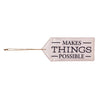 Evergreen Perfectly Paired Door Tag - Make Things Possible