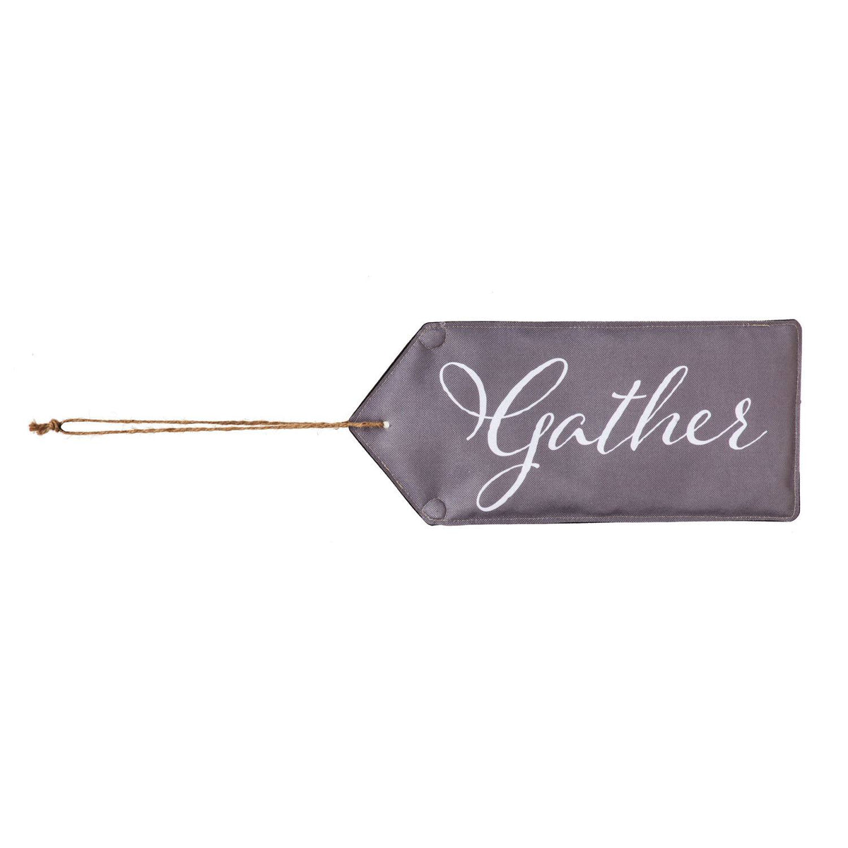 Evergreen Perfectly Paired Door Tag - Gather