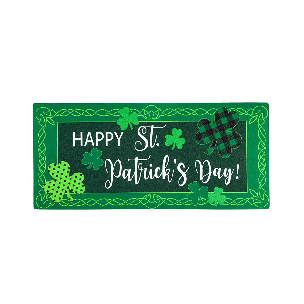 St. Patrick's Patterned Shamrocks Sassafras Switch Mat