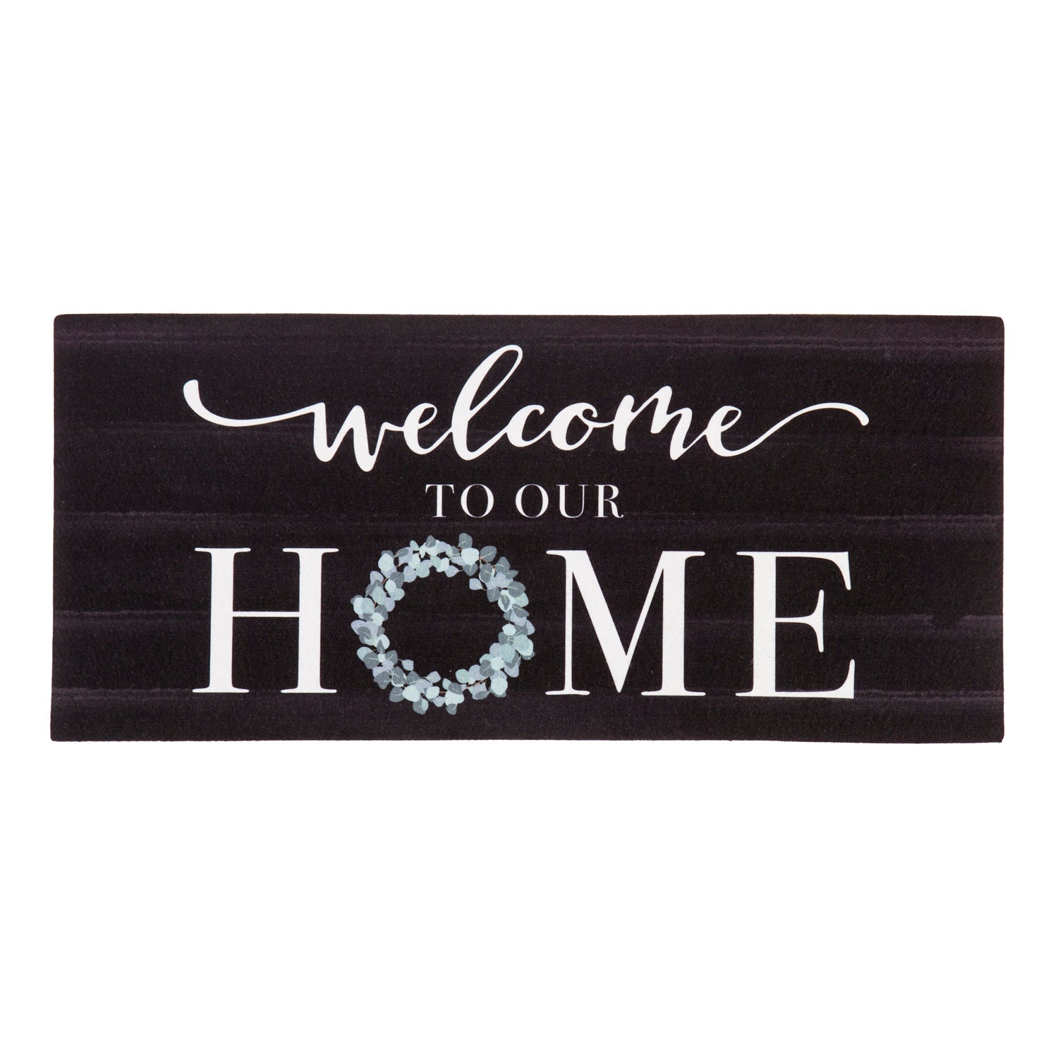 Evergreen Eucalyptus Welcome Sassafras Switch Mat