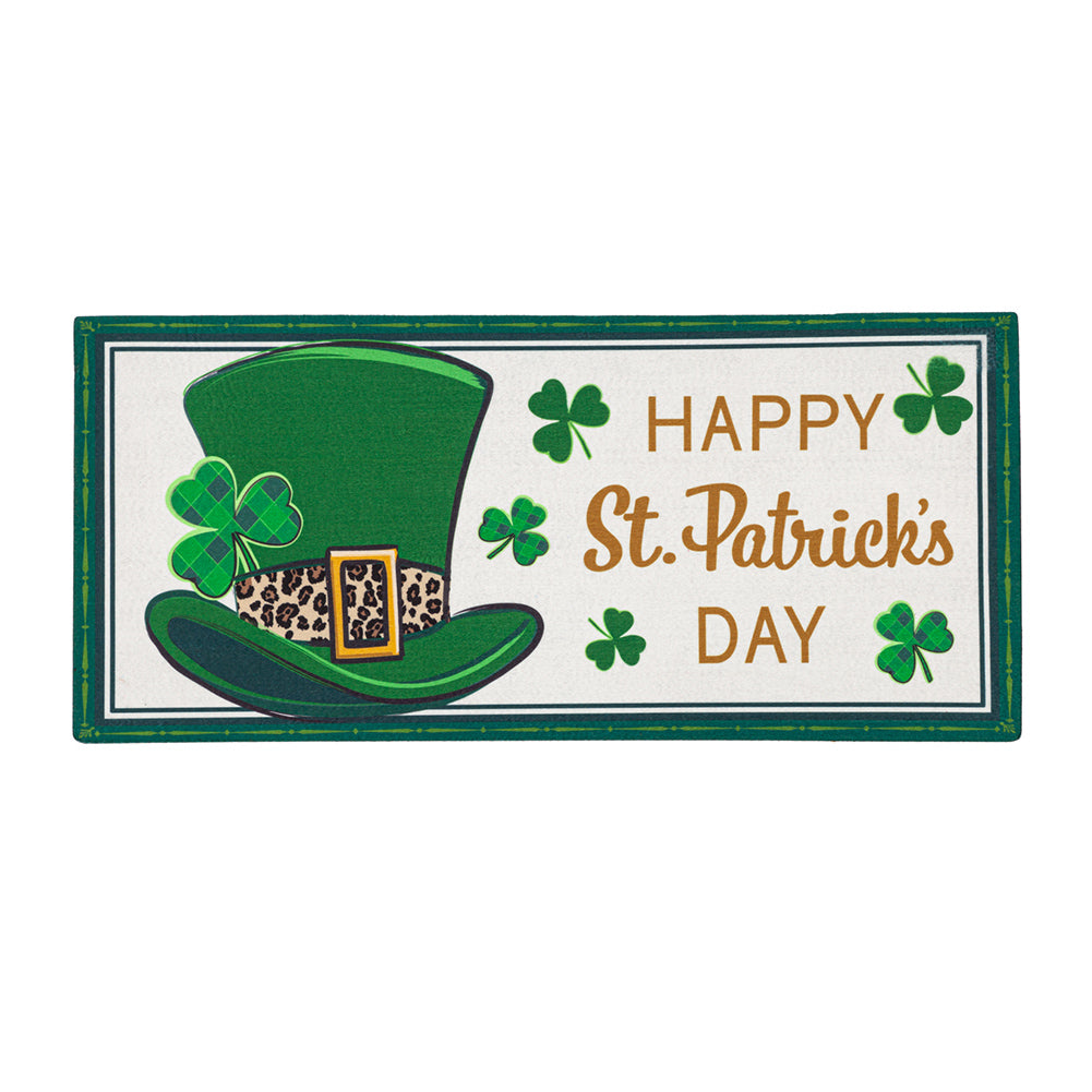 Evergreen St. Patrick's Day Top Hat Sassafras Switch Mat