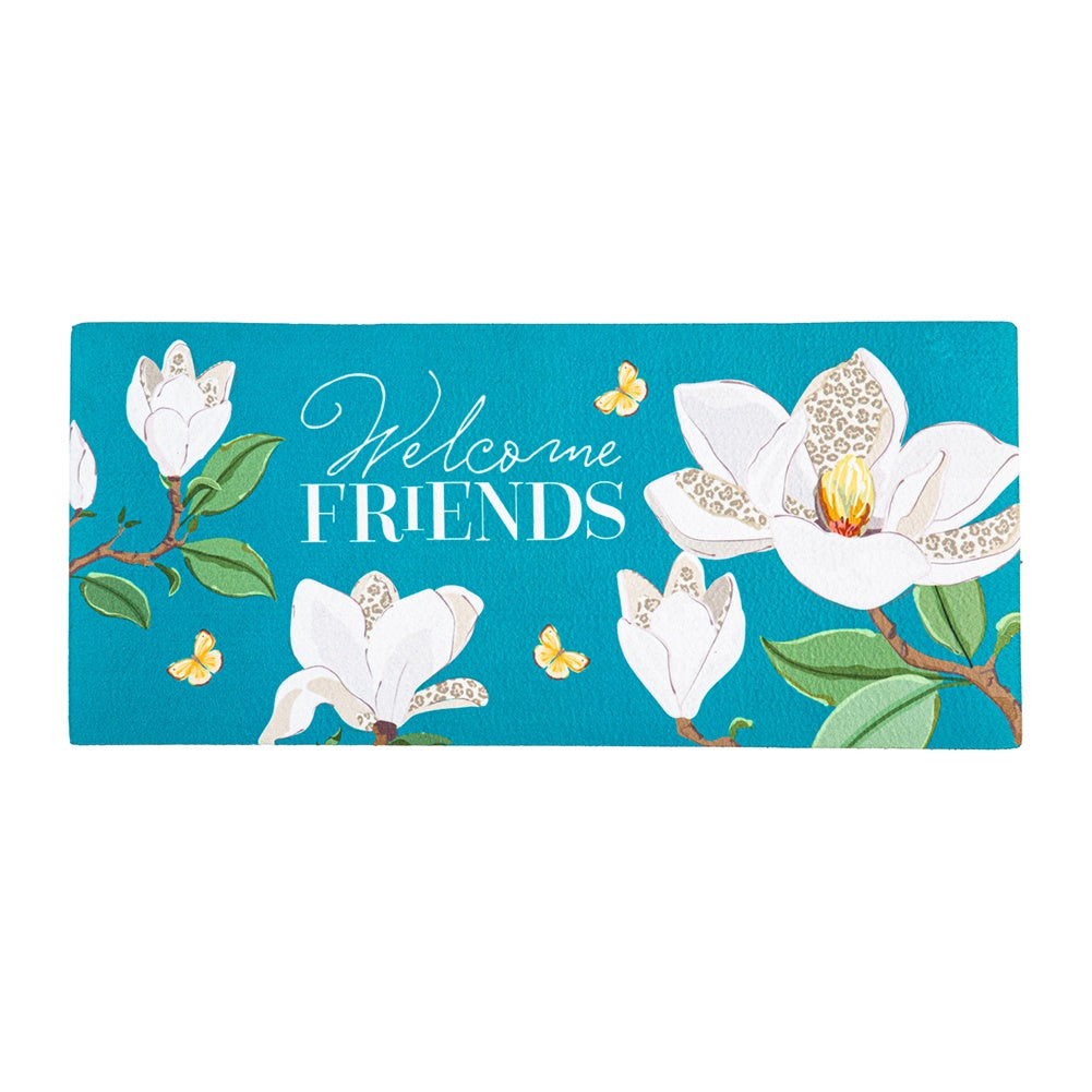 Evergreen Leopard Magnolia Welcome Sassafras Switch Mat