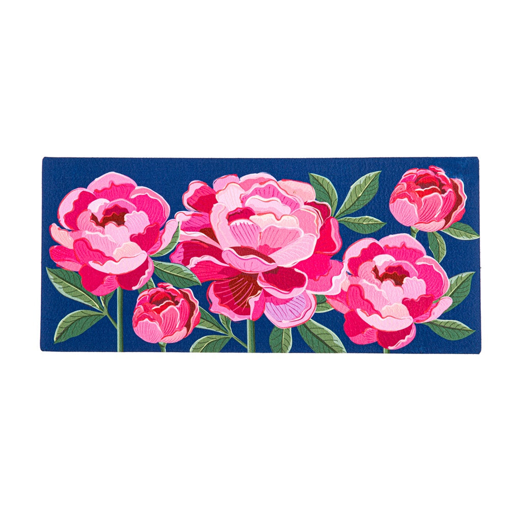Evergreen Peony Garden Welcome Sassafras Switch Mat