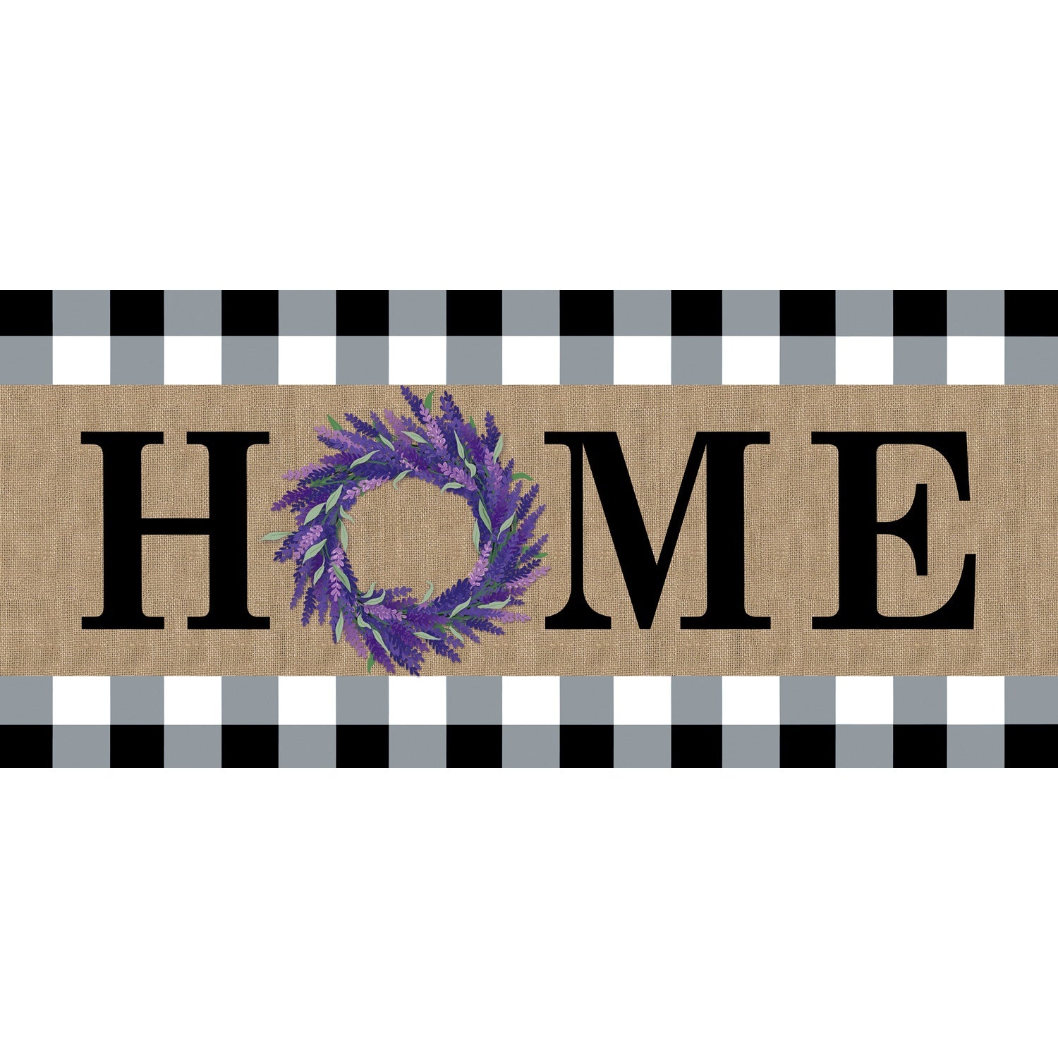 HOME Lavender Wreath Sassafras Switch Mat