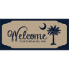 Evergreen South Carolina Welcome Burlap Sassafras Switch Mat