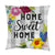 Home Sweet Home Plaid Pillow Cover