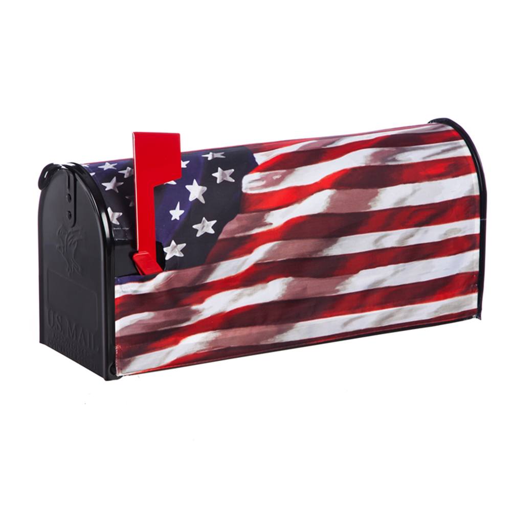 America In Motion Patriotic Mailbox Cover