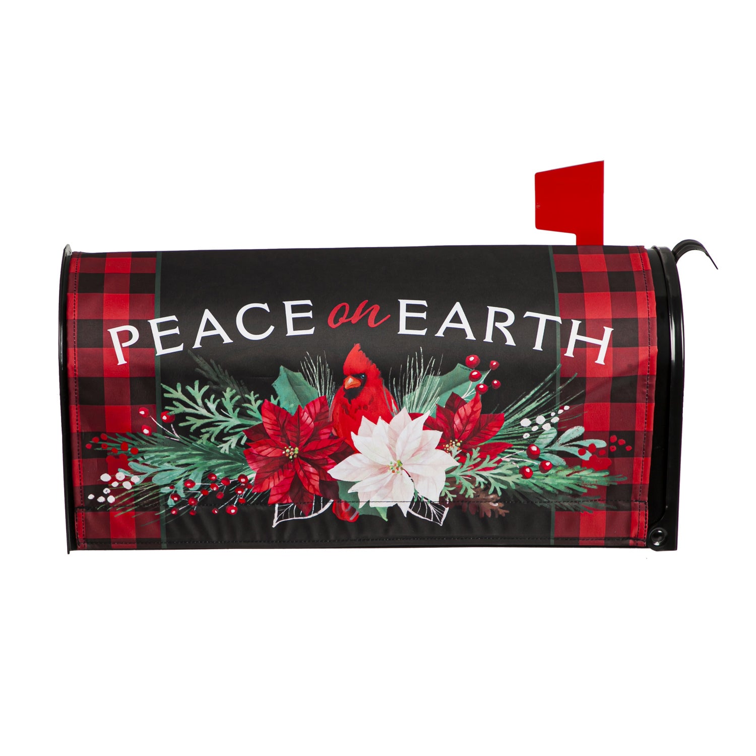 Evergreen Christmas Joy Mailbox Cover