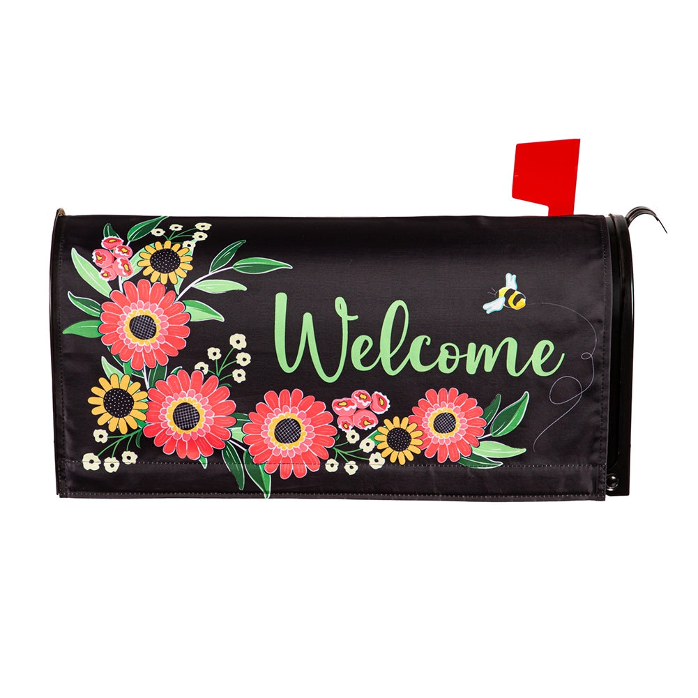Welcome Wreath Mailbox Cover