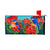 Bluebird in Red Geraniums Mailbox Cover