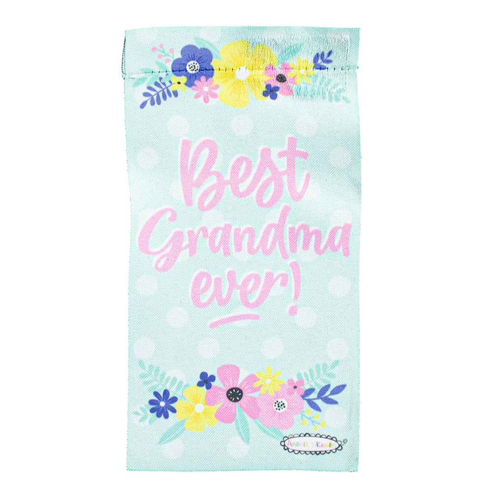 Evergreen Best Grandma Ever Mini Flag with Stand