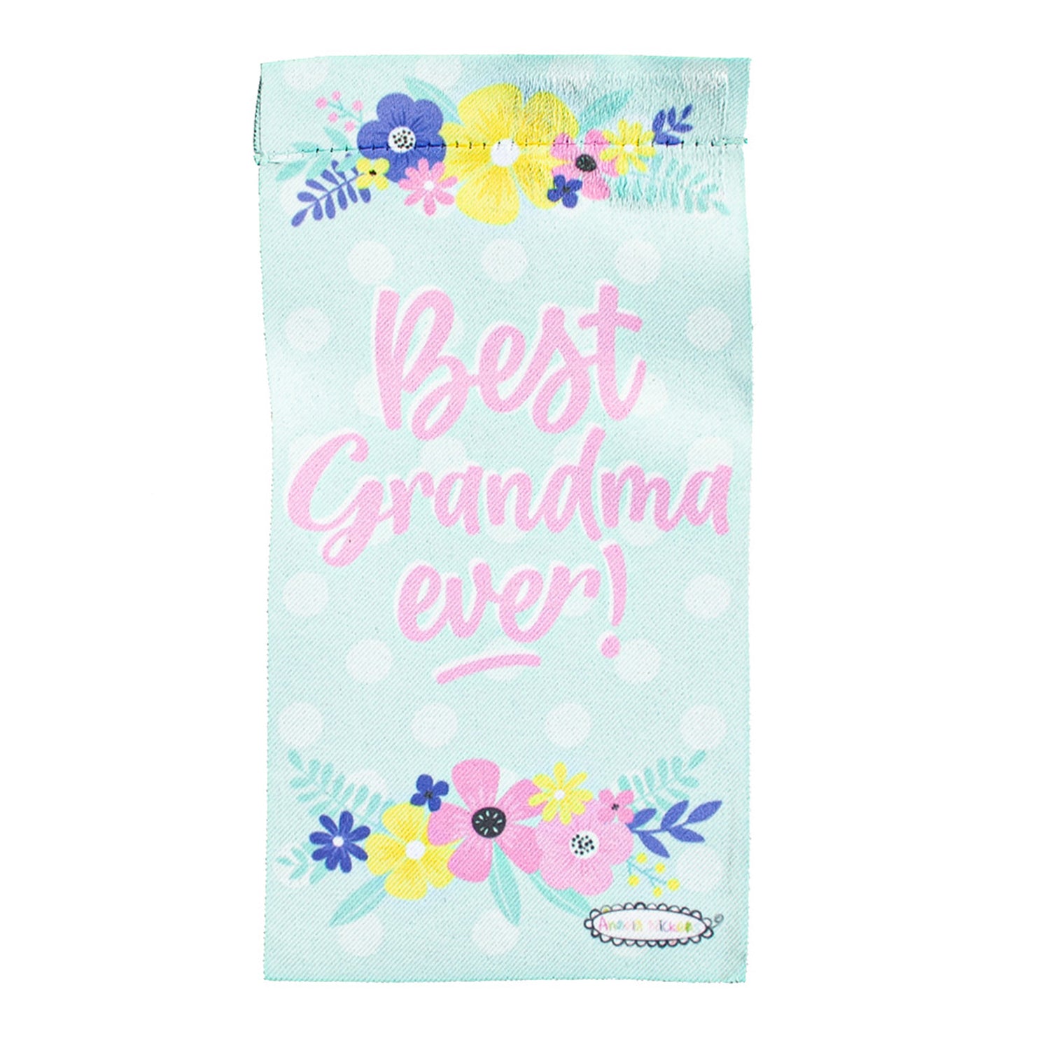 Evergreen Best Grandma Ever Mini Flag with Stand