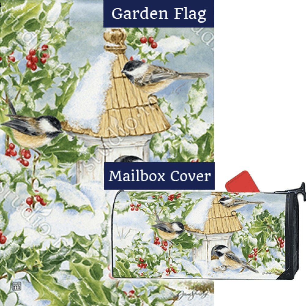 Chickadee Welcome Flag Mailwrap Set (2 Pieces)