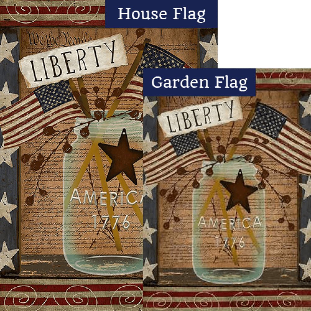 American Liberty Flags Set (2 Pieces)