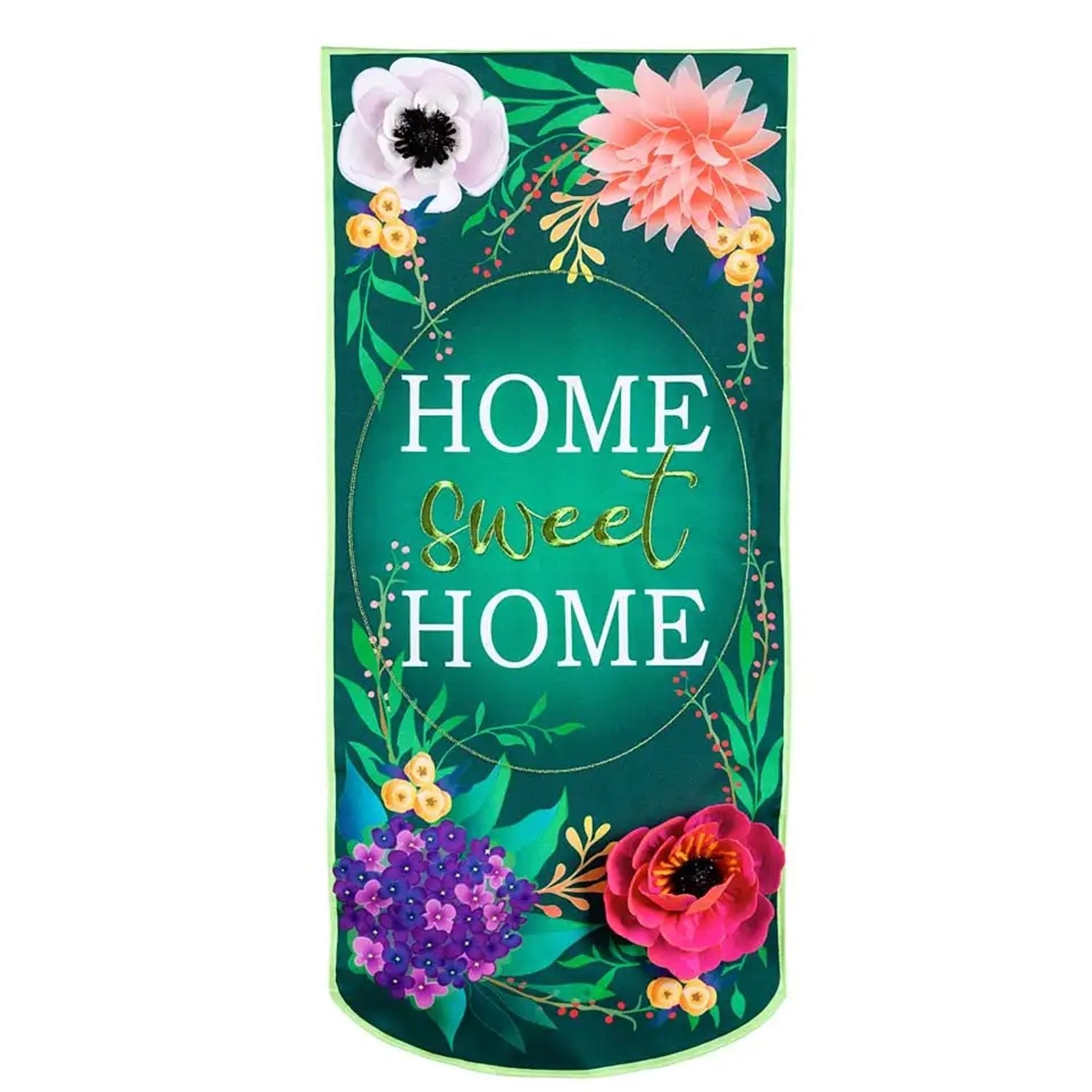 Fall Floral Home Sweet Home Everlasting Impressions Textile Decor