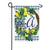 Lemon Wreath Monogram Double Sided Garden Flag