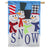 Evergreen Snow Friends Double Appliqued House Flag
