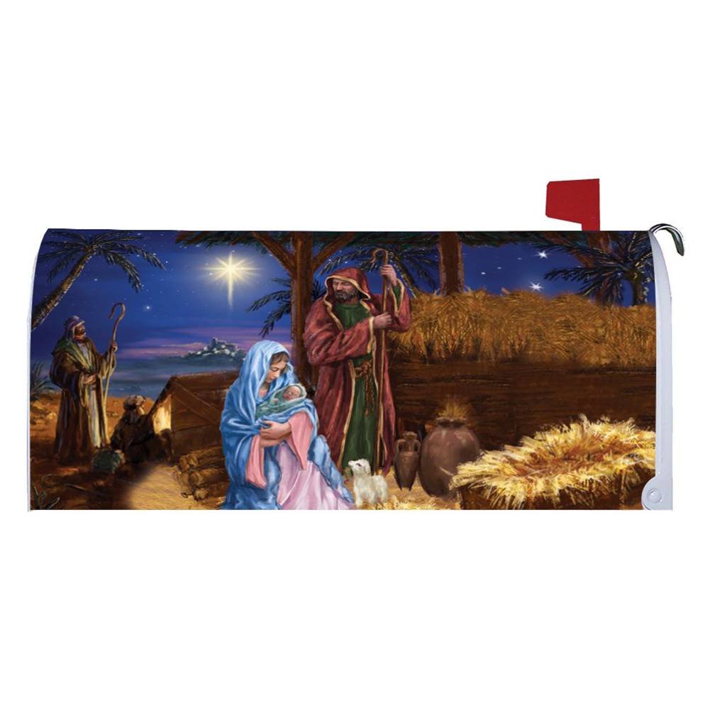 Mary And Joseph Mailbox Cover