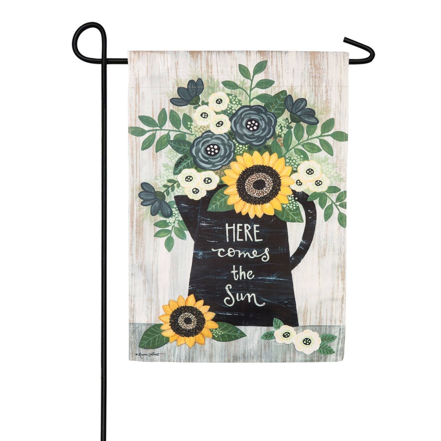 Fall Sun Medley Strie Garden Flag