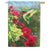 Geranium Hummer Double Sided House Flag