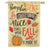 Pumpkin Spice Fall Double Sided House Flag